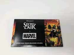 MTG Secret Lair Marvel's Spider-Man Venom Unleashed (Colors) Non-Foil Sealed - Image 1
