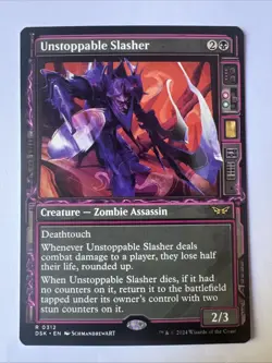 Magic the Gathering - Duskmourn - Unstoppable Slasher - SHOWCASE - NM - Image 1