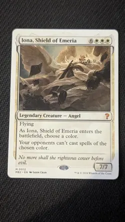 Iona, Shield of Emeria - Mystery Booster 2 - NM - MTG - Magic: The Gathering - Image 1