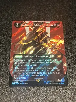 Magic the Gathering Sephiroth Fabled Soldier Surge Foil Card - Image 3