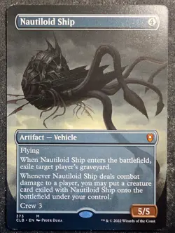 Nautiloid Ship - Borderless - Commander Legends Battle for Baldur's Gate (MTG) - Image 1