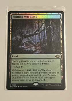 MTG Shifting Woodland (Foil) - Modern Horizons 3 - #228 - Image 1