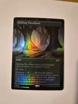 Magic the Gathering Shifting Woodland Borderless Foil Modern Horizons 3 MTG - Image 1