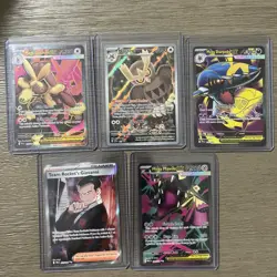 Pokemon TCG Full Art Card Lot (5 Cards) - Mixed Sets -Bulk full art -Great Value - Image 1