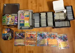 Miscellaneous Pokemon Card Bulk Lot and Boxes to Store. Mixed Cards and Sets - Image 1