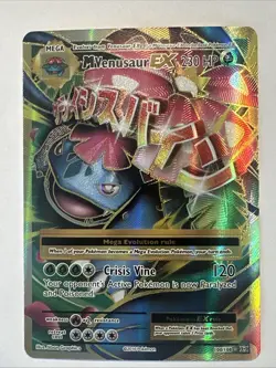 2016 Pokemon XY Evolutions M Venusaur EX Full Art 100/108 Ultra Rare Near Mint - Image 1