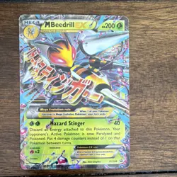 M Beedrill EX[XY158 XY Promo] - Pokemon TCG Holo Mega EX HP 200 Hazard Stinger - Image 1