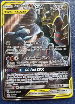 Pokemon TCG Garchomp & Giratina GX SM193 Tag Team Promo - Image 1