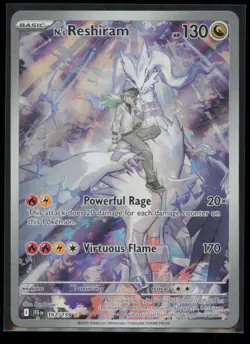 N's Reshiram 167/159 Pokemon Journey Together Illustration Rare Near Mint - Image 1