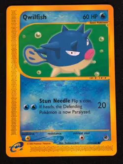 Pokemon Qwilfish 127/165 Common (LP) - Image 1