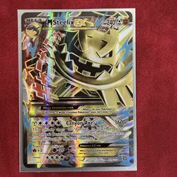 2016 Pokemon M Steelix EX (Full Art) 109/114 XY - Steam Siege Holo Near Mint! - Image 1