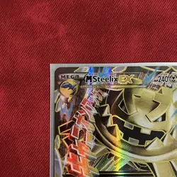 2016 Pokemon M Steelix EX (Full Art) 109/114 XY - Steam Siege Holo Near Mint! - Image 2