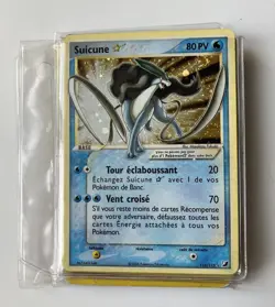 Carte Pokemon Suicune Gold Star Holo 115/115 FR EX Forces Cachees Rare - Image 1