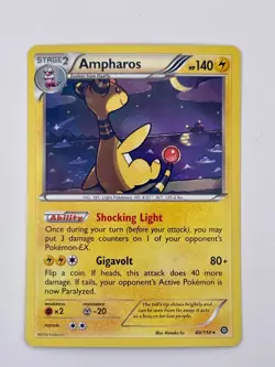 🇨🇦 Ampharos 40/114 Pokemon TCG XY: Steam Siege Holo NM - Image 1
