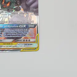 Pokemon Marshadow and Machamp GX Unbroken Bonds 82/214 NM TCG - Image 4