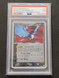 Pokemon Rocket's Articuno EX 96/109 Team Rocket Returns Holo Rare PSA 7 NM - Image 1