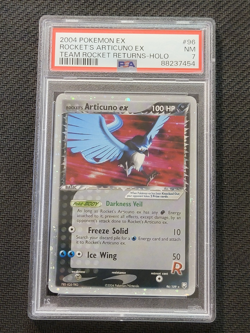Pokemon Rocket's Articuno EX 96/109 Team Rocket Returns Holo Rare PSA 7 NM - Image 2