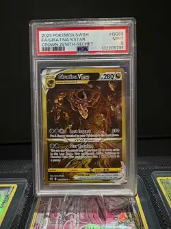 Pokemon Giratina VSTAR Secret Rare Full Art Holo GG69/GG70 Crown Zenith PSA 9 - Image 1
