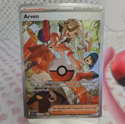 Pokemon TCG - Arven 235/091 - Paldean Fates - Special Illustration Rare - Image 1