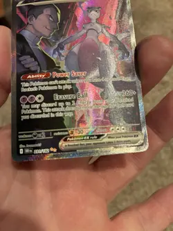 Pokemon TCG Team Rockets Mewtwo EX 231/182 Full Art English SIR - Image 4