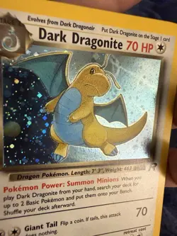 Pokemon TCG Dark Dragonite 5/82 Team Rocket Holo Rare English - Image 3
