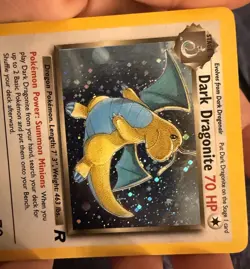 Pokemon TCG Dark Dragonite 5/82 Team Rocket Holo Rare English - Image 4