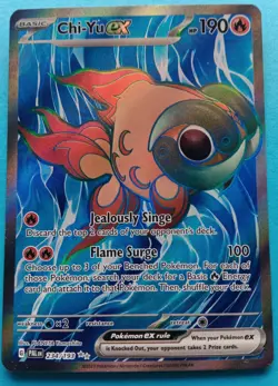 Pokemon - Chi-Yu ex 234/193 - SV Paldea Evolved - Full Art Textured - NM - Image 1