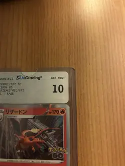 Charizard Aigrading 10 010/071 Holo Pokemon GO 2022 Jap Charmeleon Charmender - Image 4