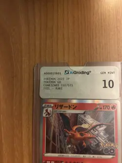 Charizard Aigrading 10 010/071 Holo Pokemon GO 2022 Jap Charmeleon Charmender - Image 5