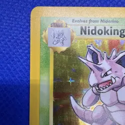 Pokemon Vintage Holo Nidoking Base Set 11/102 WotC 1999 - Image 2