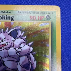 Pokemon Vintage Holo Nidoking Base Set 11/102 WotC 1999 - Image 3