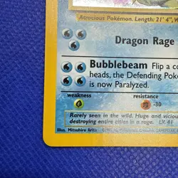 Gyarados Holo Base Set 2 Pokemon TCG 7/130 Rare 2000 - Image 5