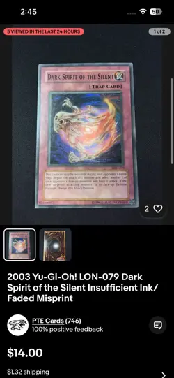 Yugioh Lot Of 4 Lava Golem Reverse, Spellbinding, Dark Spirit LON, Skull Arch 1 - Image 4