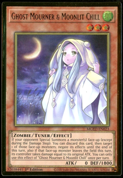 Ghost Mourner & Moonlit Chill (MGED-EN023) 1st Edition Maximum Gold: El Dorado - Image 1