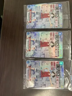 ONE PIECE Monkey D. Luffy College Basketball US Voyage 2026 Promo Mint Sealed - Image 4