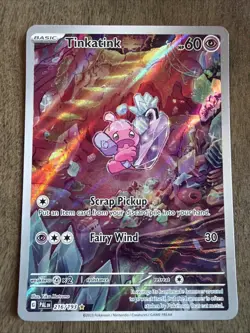 Pokemon TCG Tinkatink #216/193 SV02: Paldea Evolved Illustration Rare Holo - Image 1