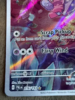 Pokemon TCG Tinkatink #216/193 SV02: Paldea Evolved Illustration Rare Holo - Image 3