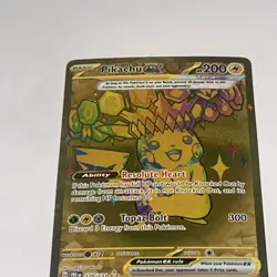 Pokemon TCG Pikachu ex 179/131 Sv: Prismatic Evolutions Gold Holo NM - Image 2