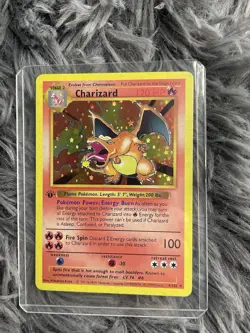 Rare Charizard Pokemon Card TCG - Shiny Holo Base Set 6|150 Pikachu Collection - Image 1