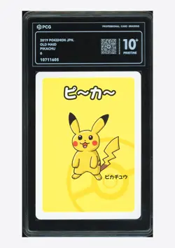 Pokemon PCG 10 PRISTINE Pikachu 2019 Old Maid Japanese - Image 1