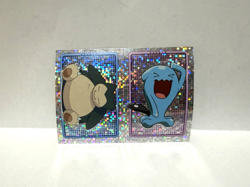 Pokemon 2005 Merlin Topps Sticker #202 Wobbuffet #143 Snorlax Holo Foil Prism - Image 1