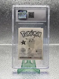 1998 Pokemon Merlin Topps Sticker #8 Series 1 ~ Wartortle ~ CGC 9 - Image 2