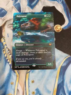 MTG The Lost Caverns of Ixalan LCI Mythic Polyraptor Borderless 0012 NM-M x1 - Image 2