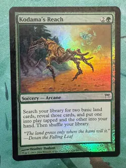 1x Kodama's Reach - Foil COK Champions of Kamigawa MP/HP MTG Magic - Image 1
