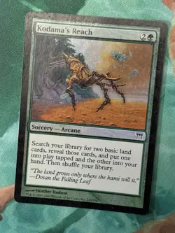 1x Kodama's Reach - Foil COK Champions of Kamigawa MP/HP MTG Magic - Image 2