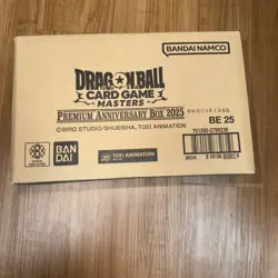 SEALED CASE DRAGON BALL SUPER CARD GAME PREMIUM ANNIVERSARY 4 BOX 2025 ENGLISH - Image 1
