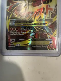 Pokemon TCG M Lucario EX Holo Full Art Ultra Rare Card 55a/111 - Image 3