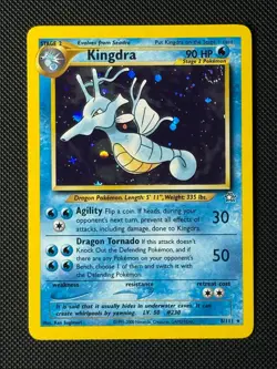 Pokemon Cards Kingdra 8/111 Neo Genesis Holo Rare NM - Image 1
