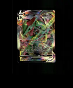 Fan-Art READ DESCRIPTION BELOW HOLO Rayquaza Card Rayquaza Pokemon Card p3 - Image 1