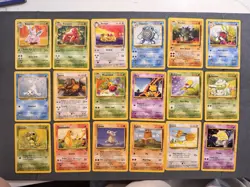 2000 Pokemon Base Set 2 Unlimited 66 Card Lot - Image 3